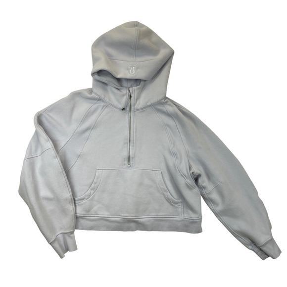 Lululemon Tops - Lululemon Hoodie Womens XL XXL Plus Lavender Scuba Oversized Half Zip